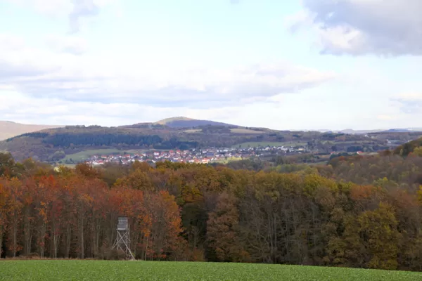 Im Herbst 2012 | Vom höchsten Punkt in Richtung Niederstaufenbach aus