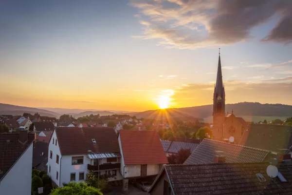Sonnenschein über dem Kusler Land | Foto: M. Backes Mai 2019